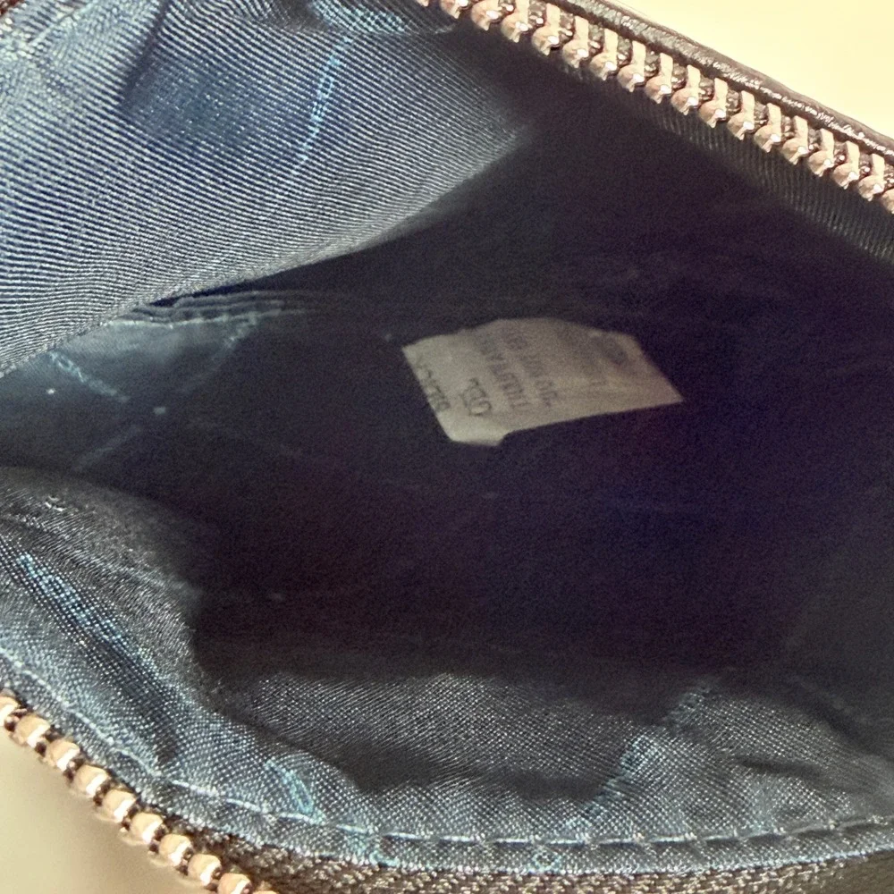 Black Wristlet Double Crocodile Pattern French Connection travel festival y2k 90